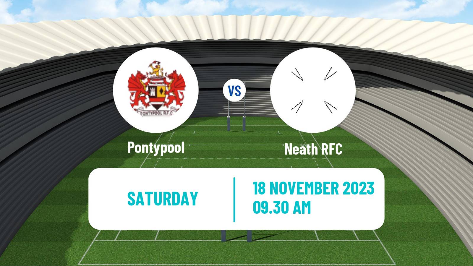 Rugby union Welsh Premier Division Rugby Union Pontypool - Neath