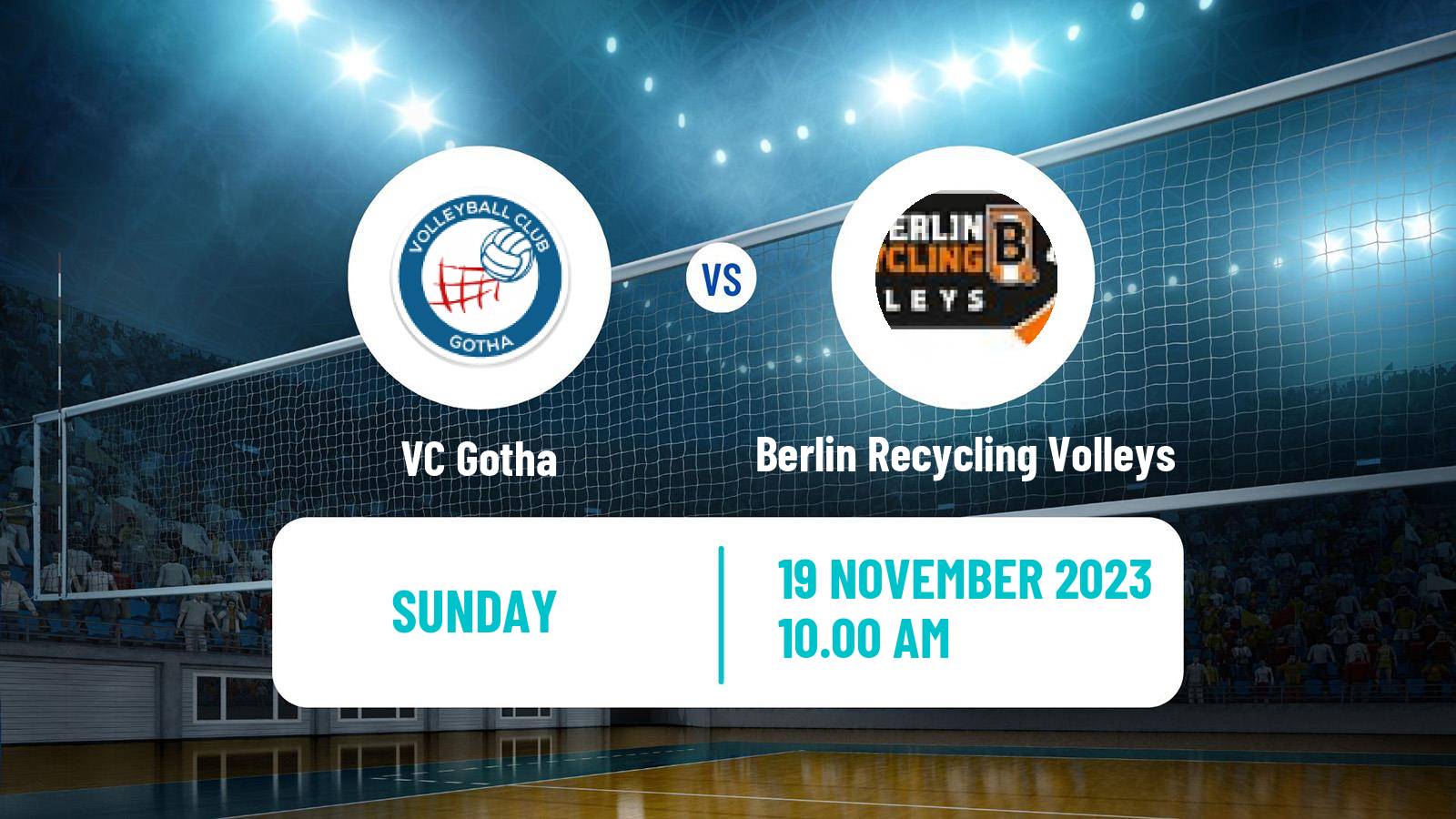 Volleyball German DVV Cup Gotha - Berlin Recycling Volleys