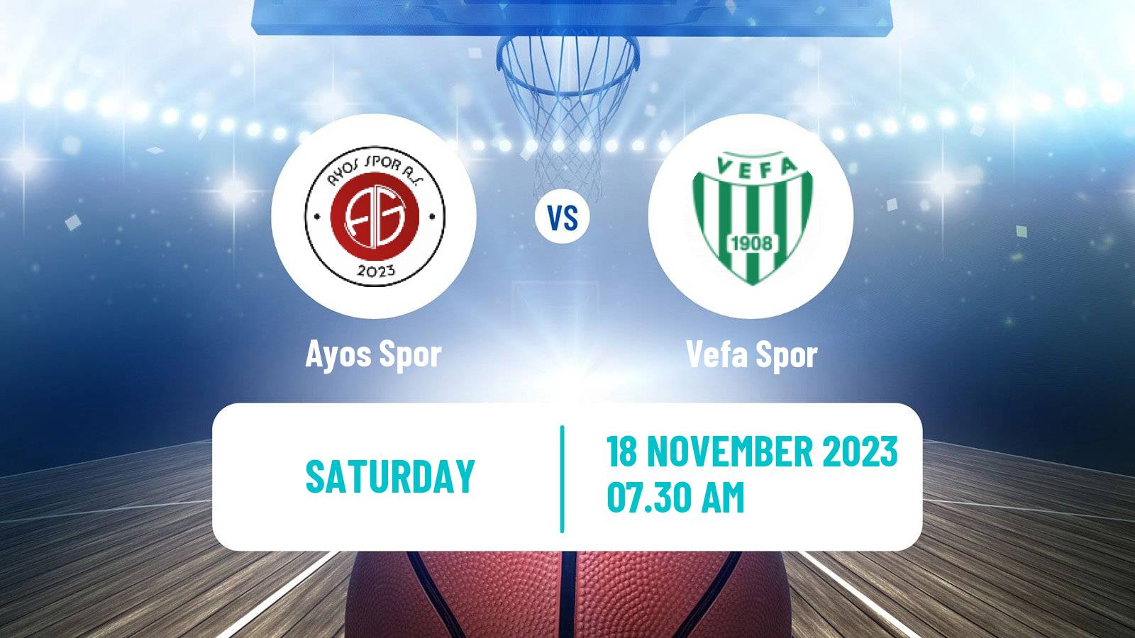 Basketball Turkish TB2L Ayos Spor - Vefa Spor