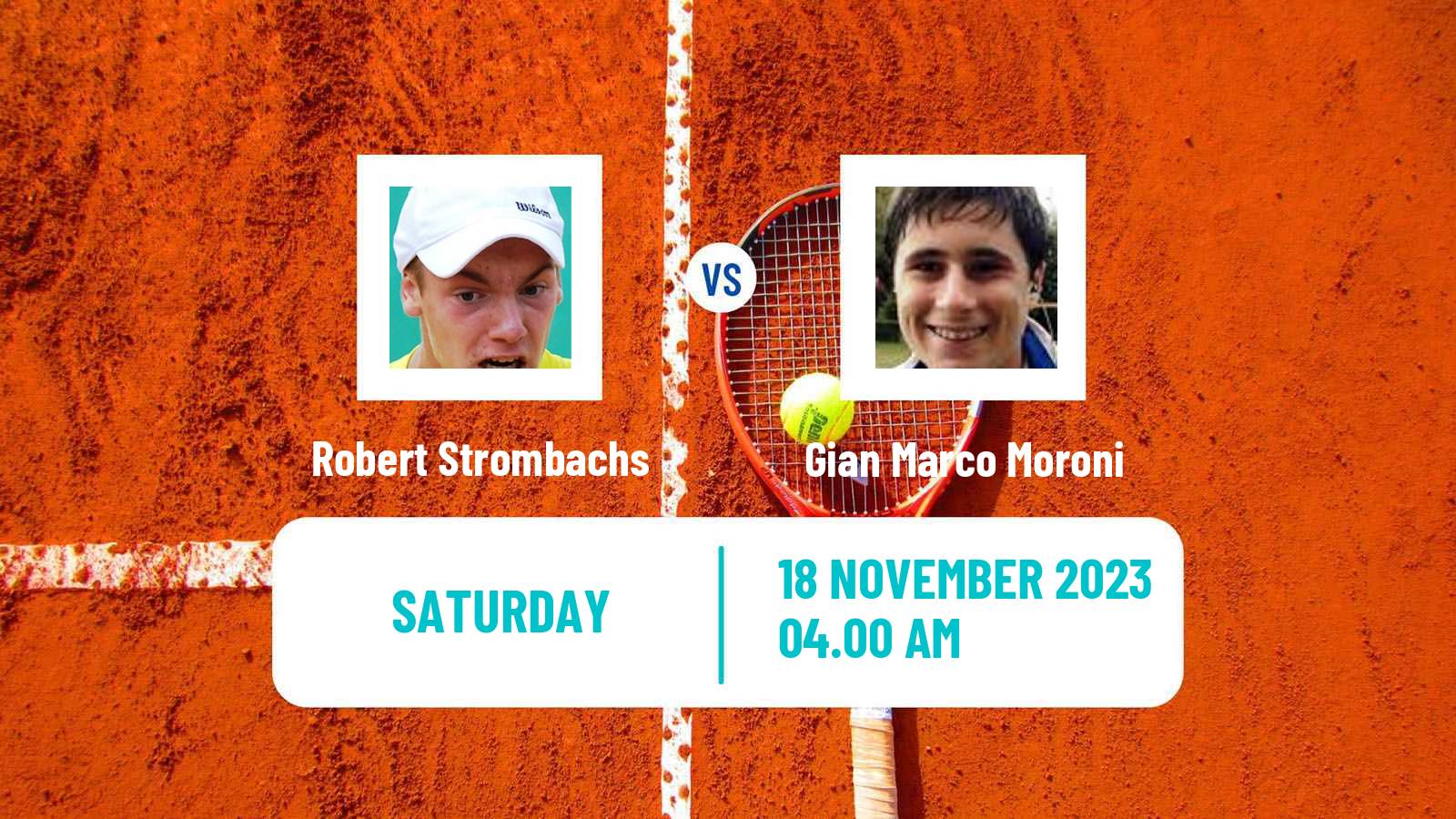 Tennis ITF M25 Monastir 8 Men Robert Strombachs - Gian Marco Moroni