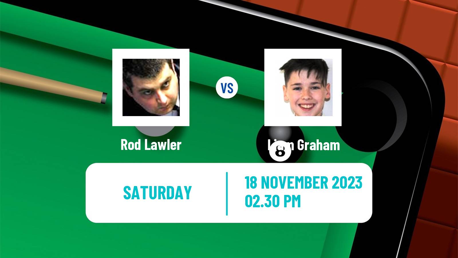 Snooker Uk Championship Rod Lawler - Liam Graham