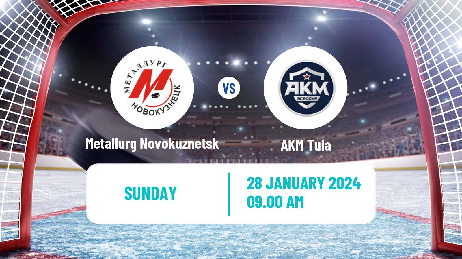 Hockey VHL Metallurg Novokuznetsk - AKM