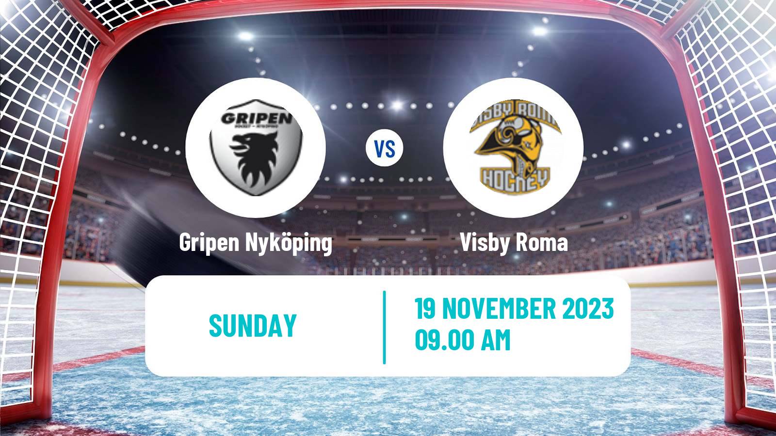 Hockey Swedish HockeyEttan Ostra Gripen Nyköping - Visby Roma