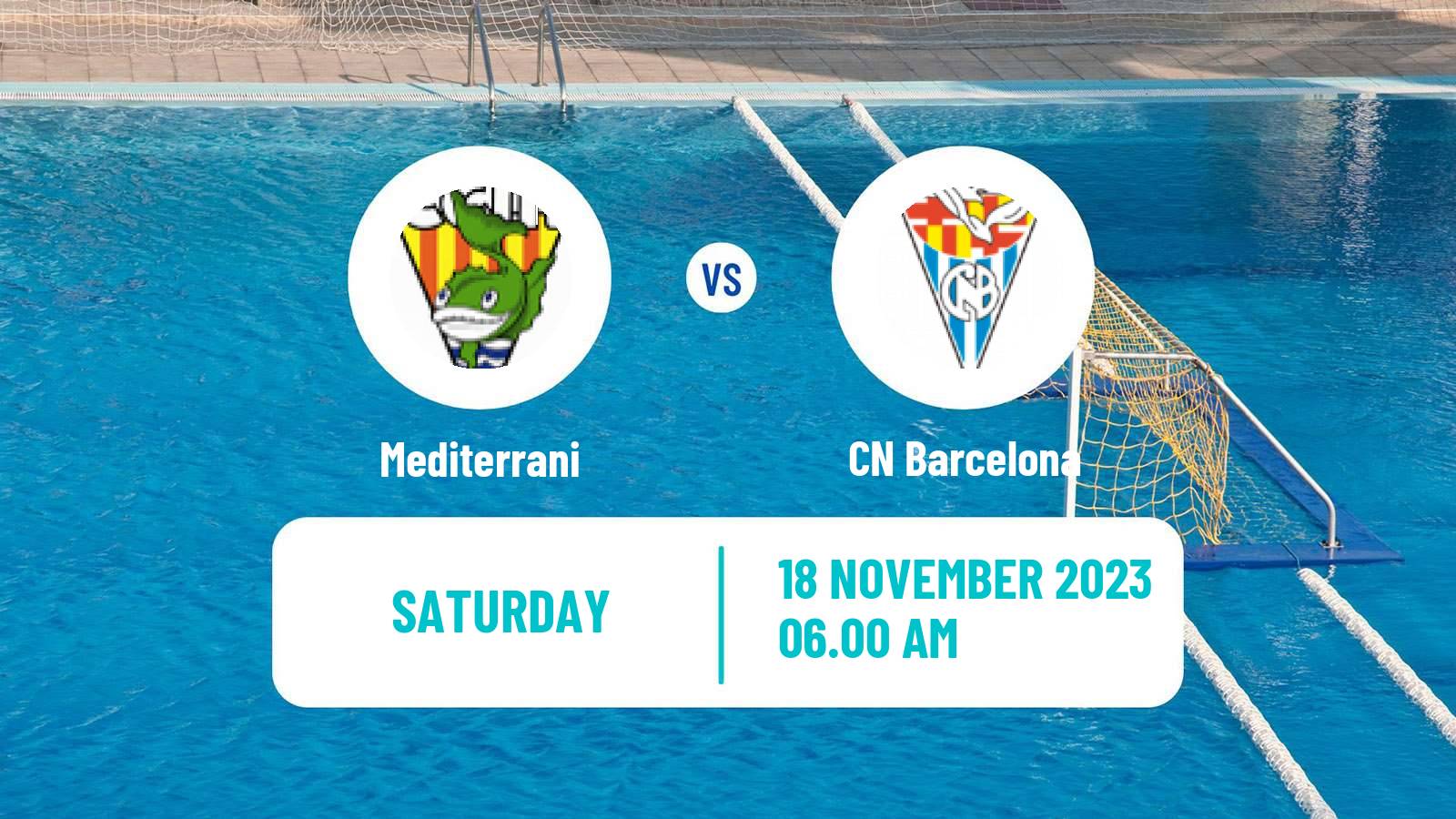 Water polo Spanish Liga Premaat Mediterrani - Barcelona