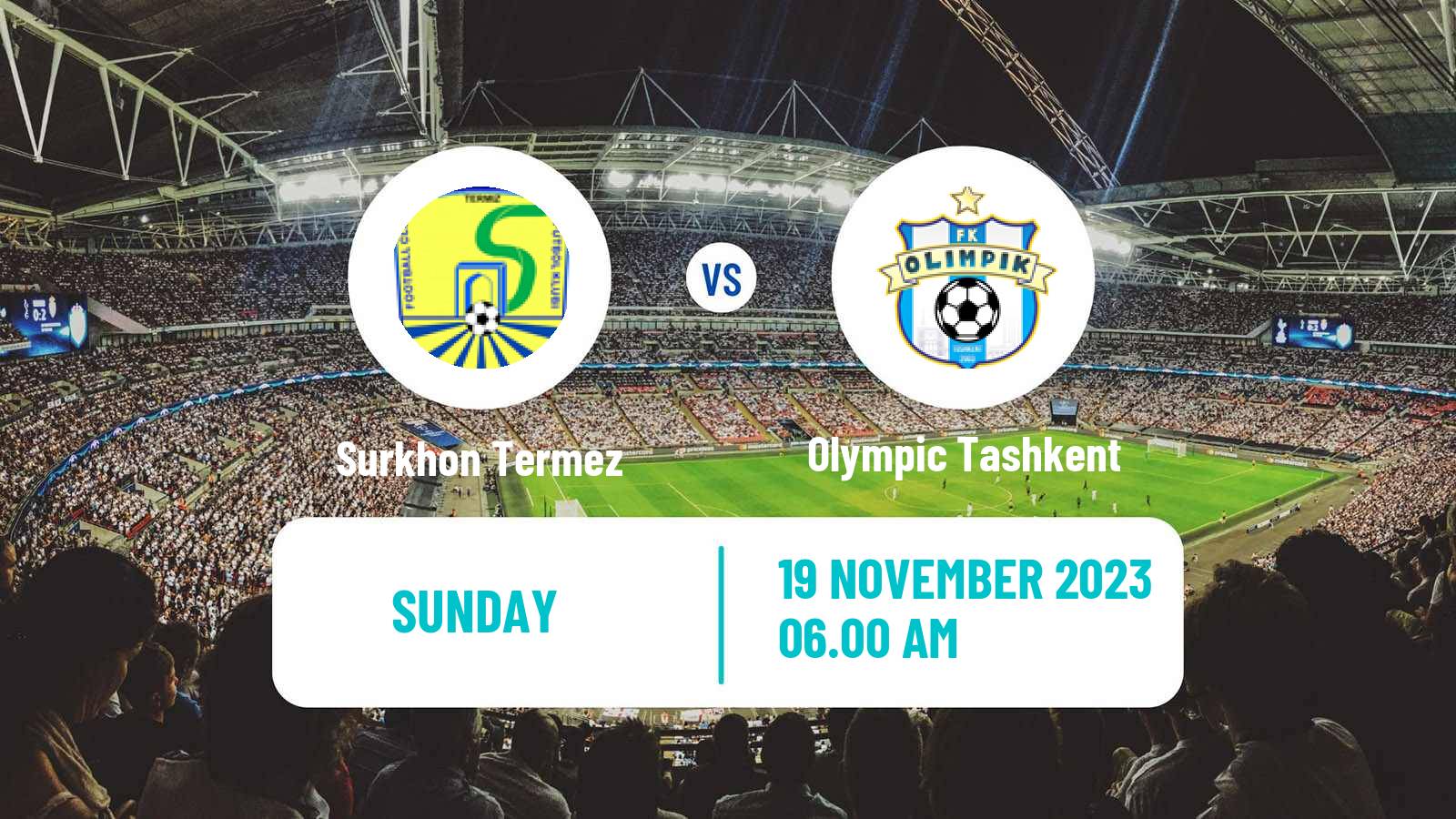 Soccer Uzbek League Surkhon Termez - Olympic Tashkent