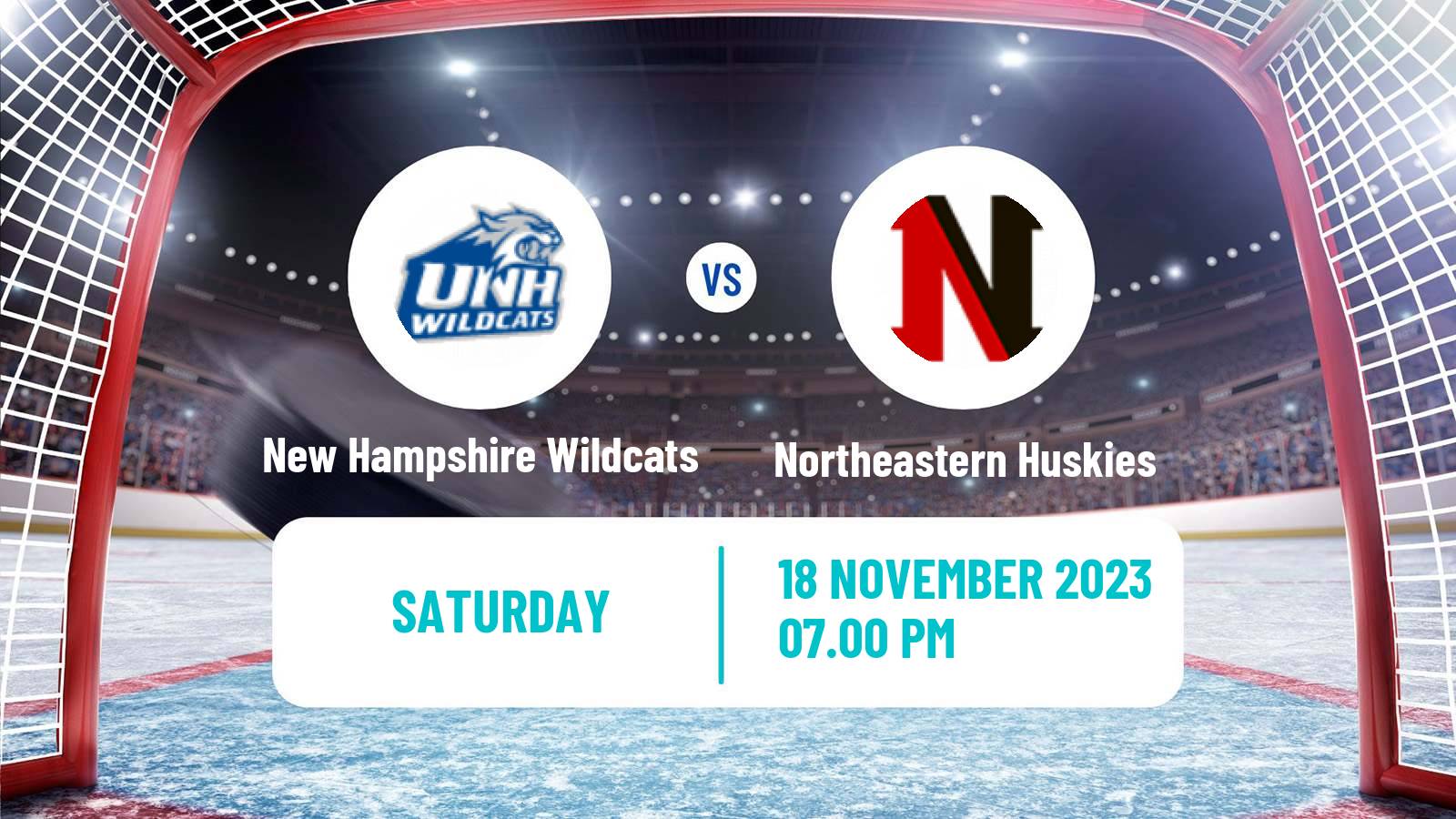 Hockey NCAA Hockey New Hampshire Wildcats - Northeastern Huskies