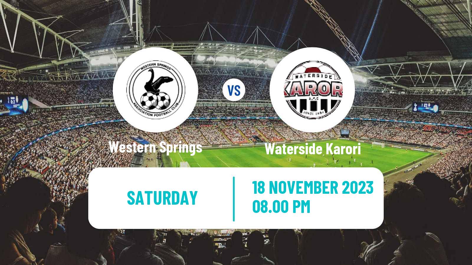 Soccer New Zealand National League Women Western Springs - Waterside Karori