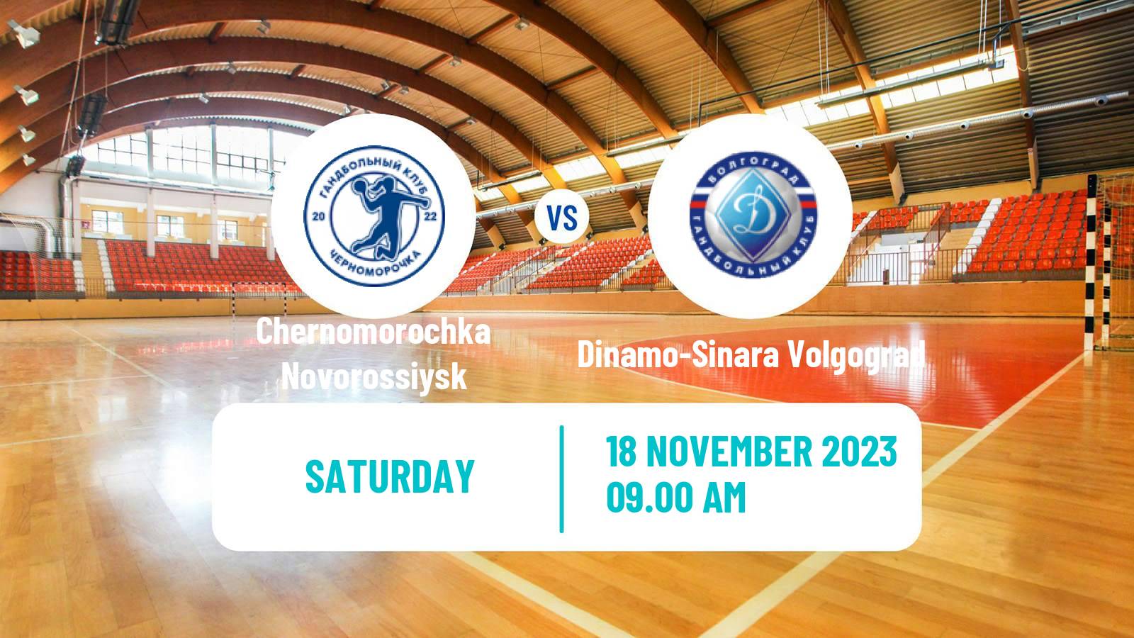Handball Russian Superleague Handball Women Chernomorochka Novorossiysk - Dinamo-Sinara Volgograd