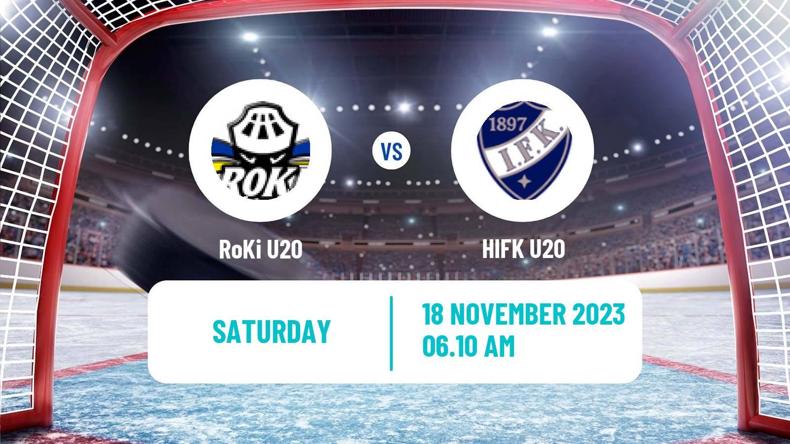 Hockey Finnish SM-sarja U20 RoKi U20 - HIFK U20