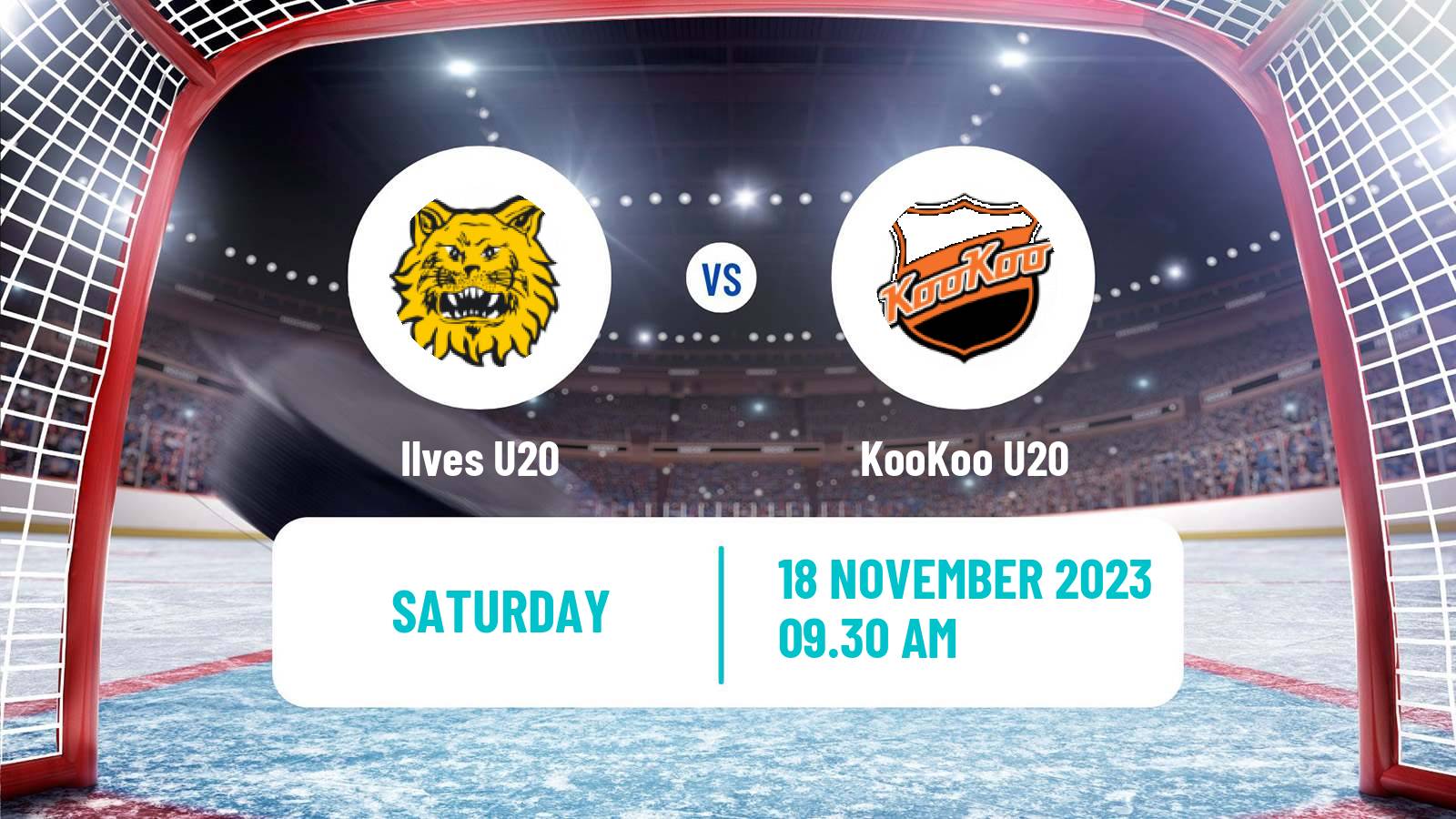 Hockey Finnish SM-sarja U20 Ilves U20 - KooKoo U20