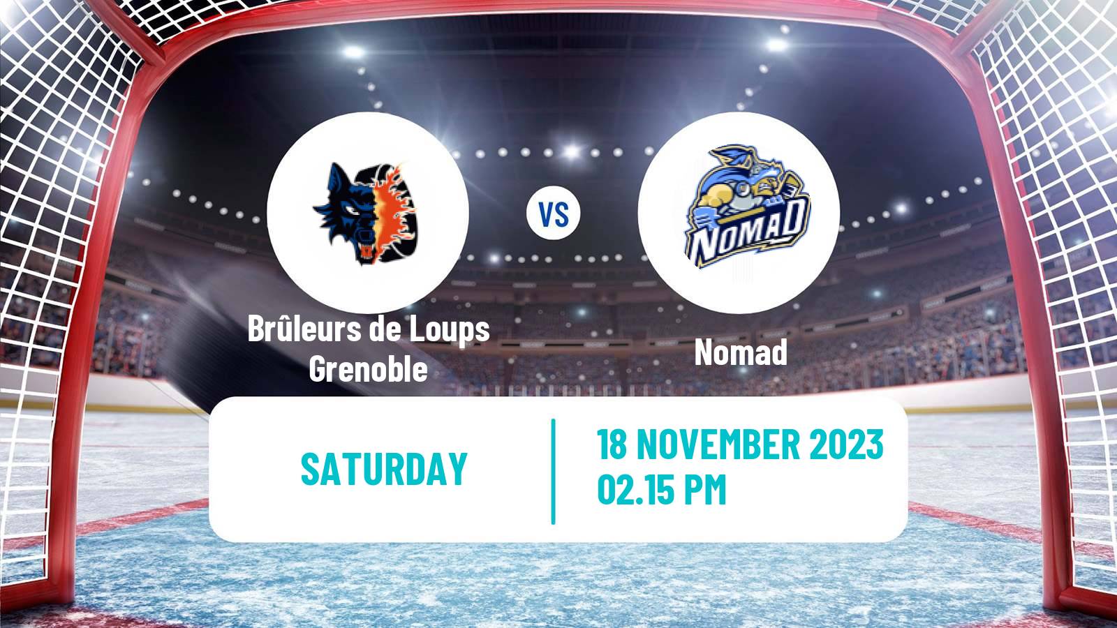 Hockey IIHF Continental Cup Brûleurs de Loups Grenoble - Nomad