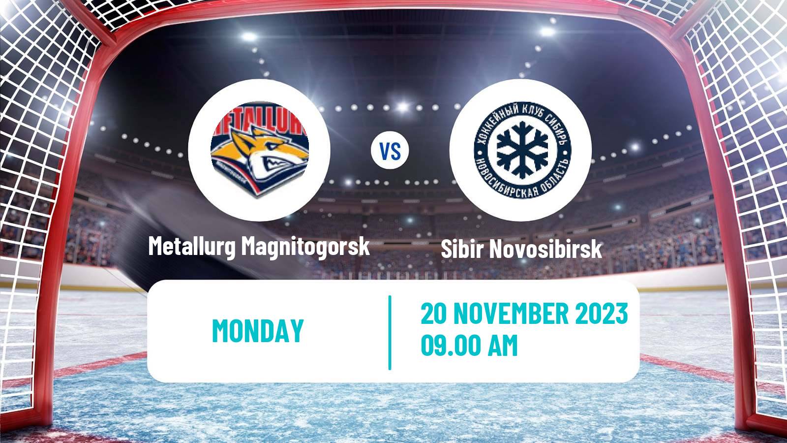 Hockey KHL Metallurg Magnitogorsk - Sibir Novosibirsk