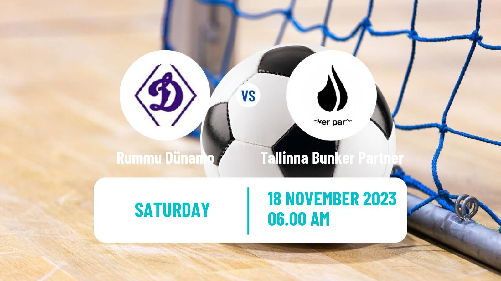 Futsal Estonian Saaliliiga Rummu Dünamo - Tallinna Bunker Partner