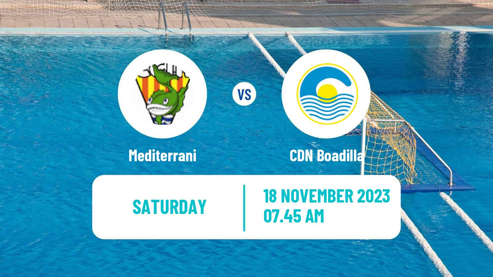 Water polo Spanish Liga Premaat Women Mediterrani - Boadilla