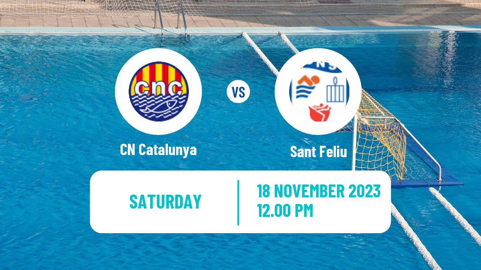 Water polo Spanish Liga Premaat Catalunya - Sant Feliu