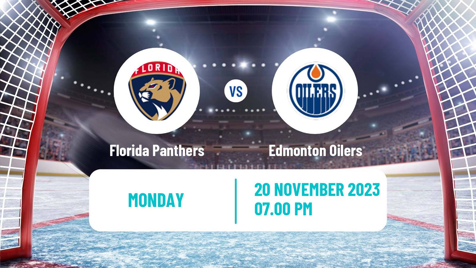 Hockey NHL Florida Panthers - Edmonton Oilers