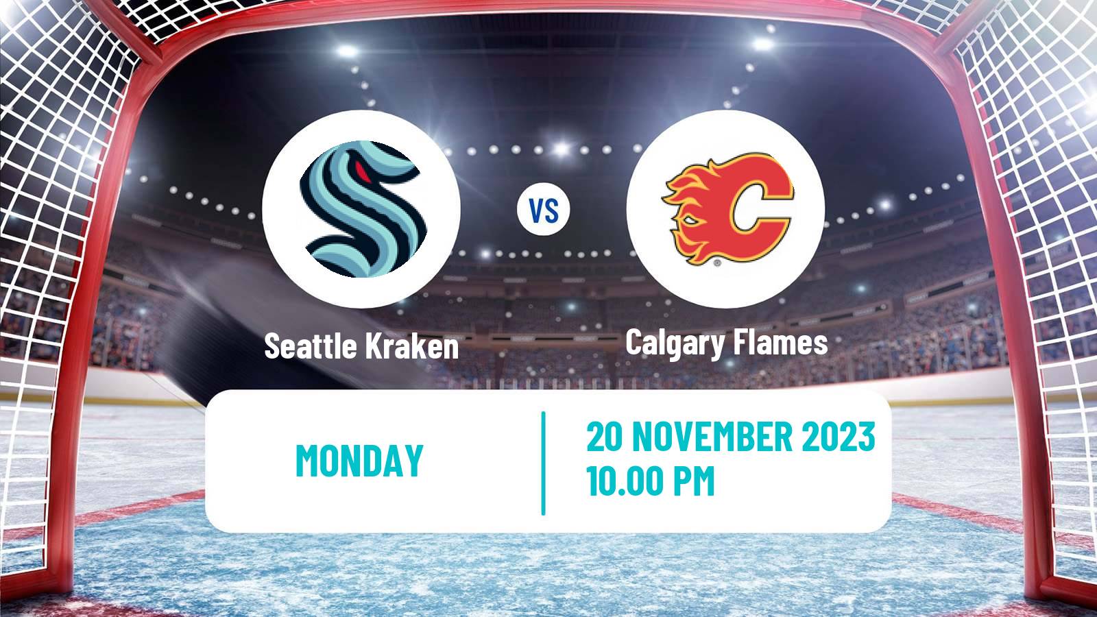 Hockey NHL Seattle Kraken - Calgary Flames