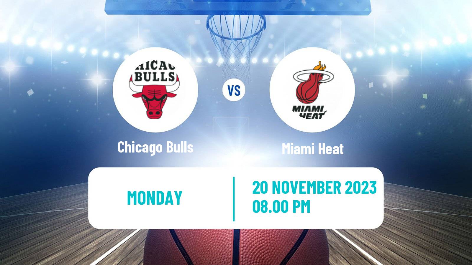Basketball NBA Chicago Bulls - Miami Heat