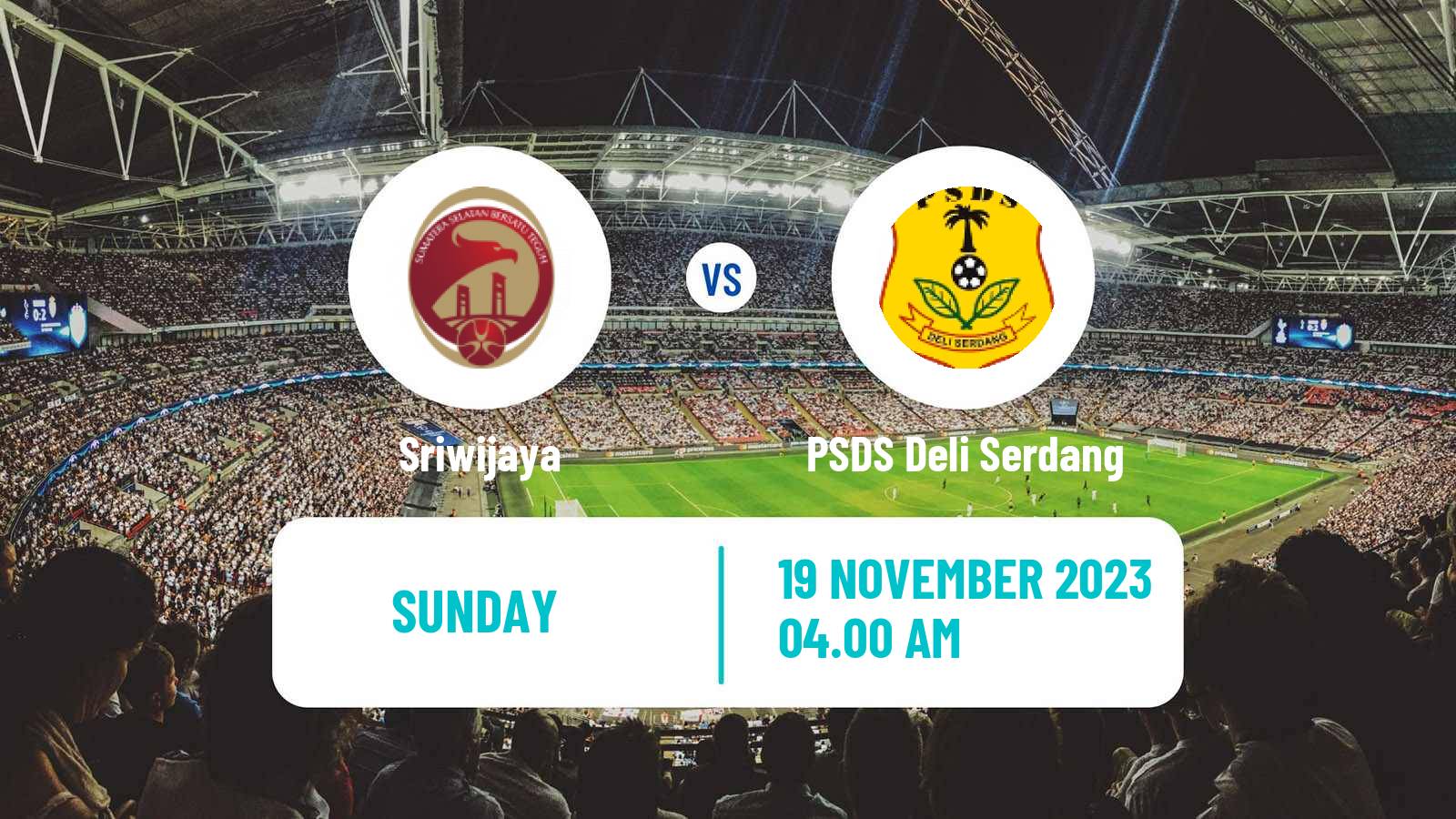 Soccer Indonesian Liga 2 Sriwijaya - PSDS Deli Serdang