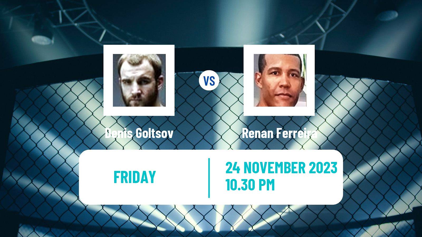 MMA Heavyweight Pfl Men Denis Goltsov - Renan Ferreira