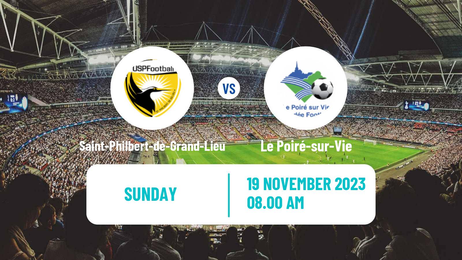 Soccer Coupe De France Saint-Philbert-de-Grand-Lieu - Le Poiré-sur-Vie