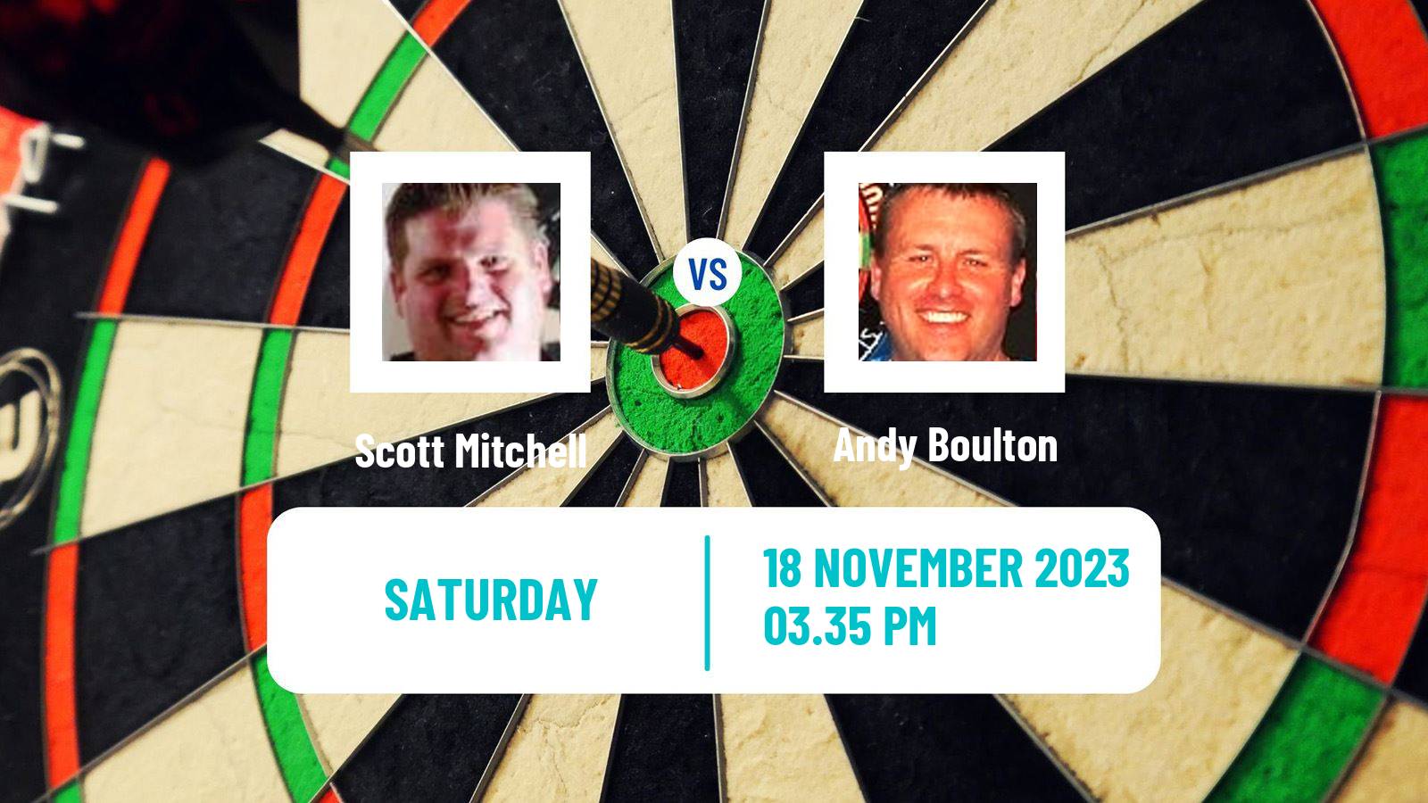Darts Modus Super Series Scott Mitchell - Andy Boulton