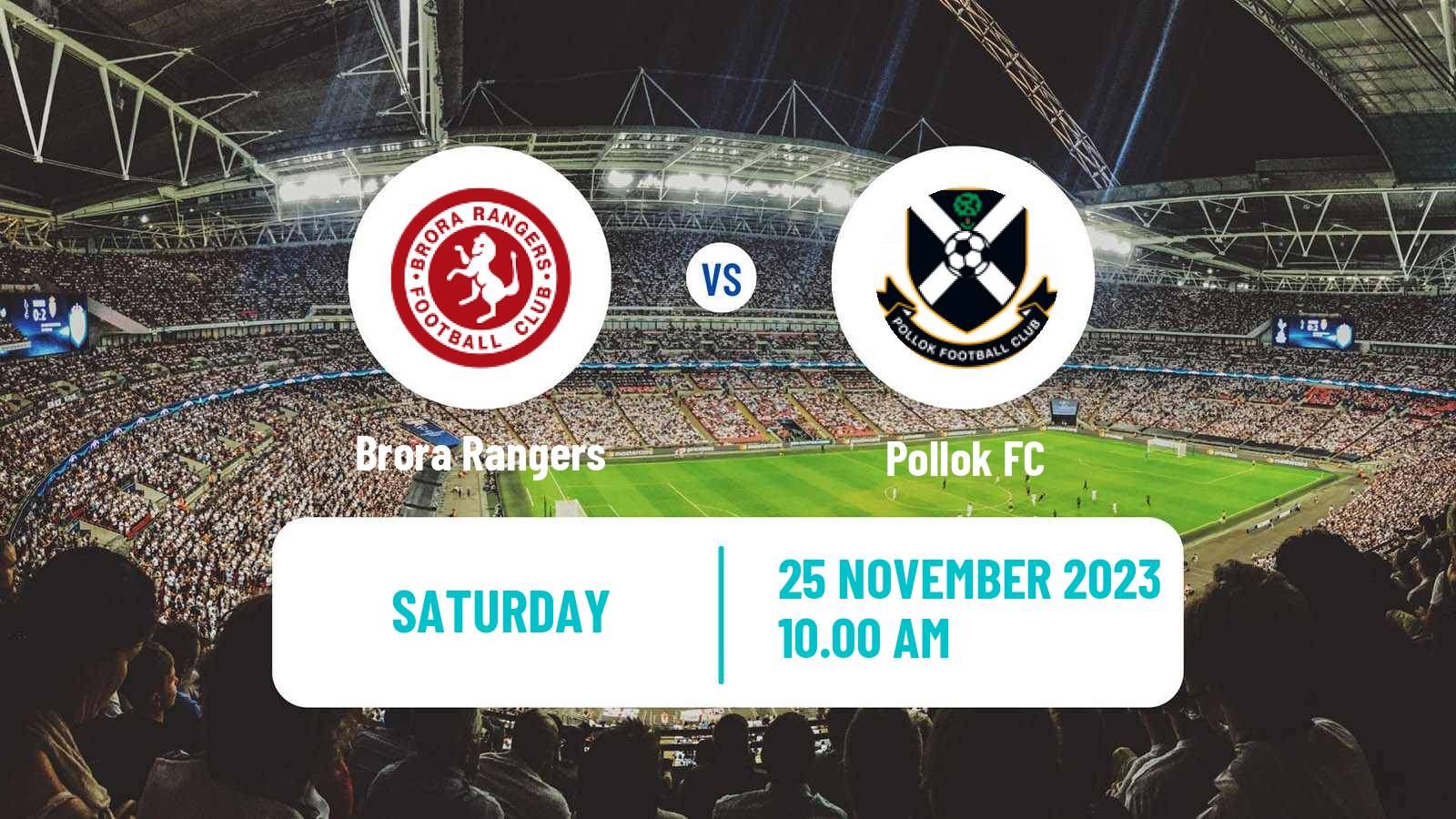 Soccer Scottish Cup Brora Rangers - Pollok