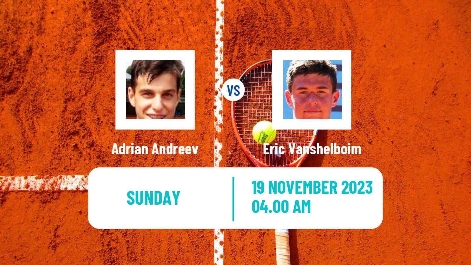 Tennis Valencia Challenger Men Adrian Andreev - Eric Vanshelboim