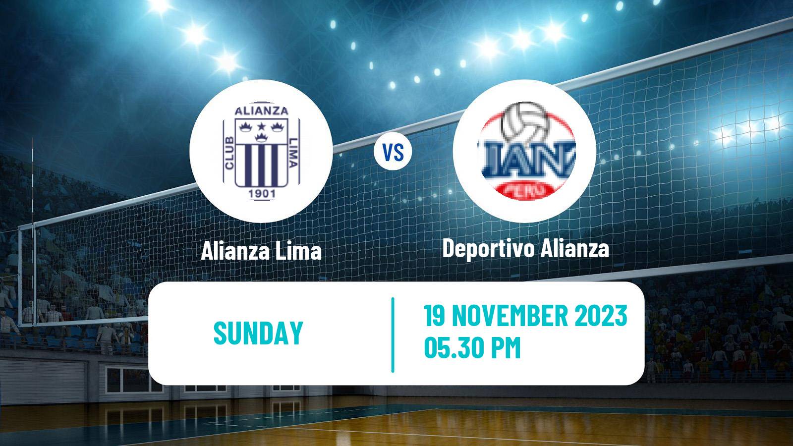 Volleyball Peruvian LNSV Women Alianza Lima - Deportivo Alianza