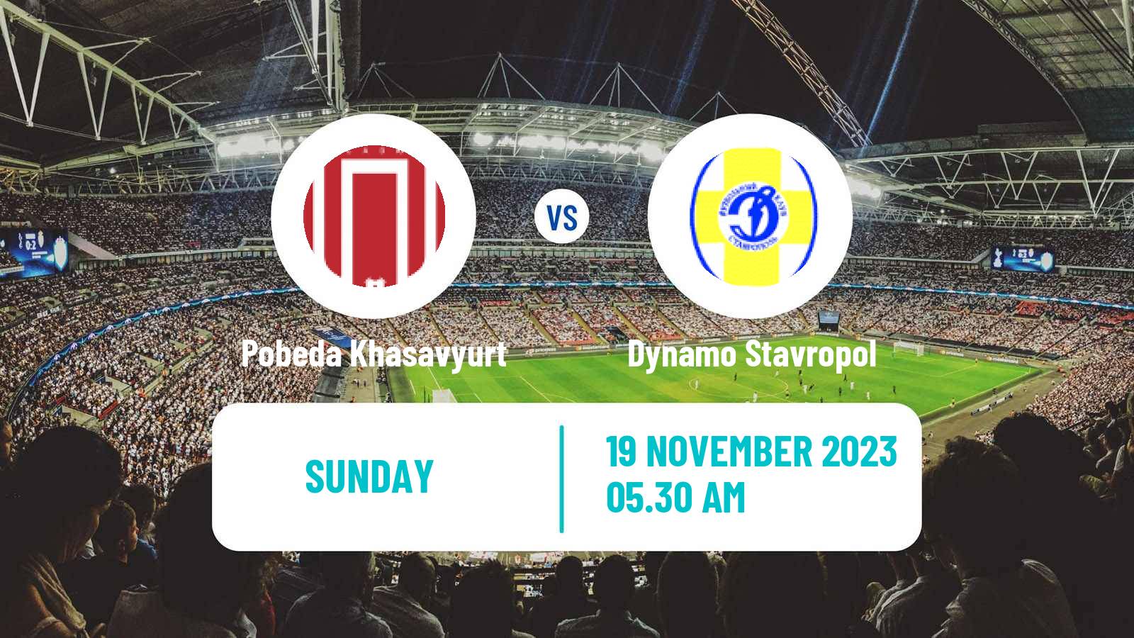Soccer FNL 2 Division B Group 1 Pobeda Khasavyurt - Dynamo Stavropol