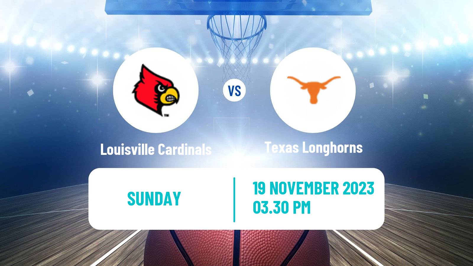 Basketball NCAA College Basketball Louisville Cardinals - Texas Longhorns