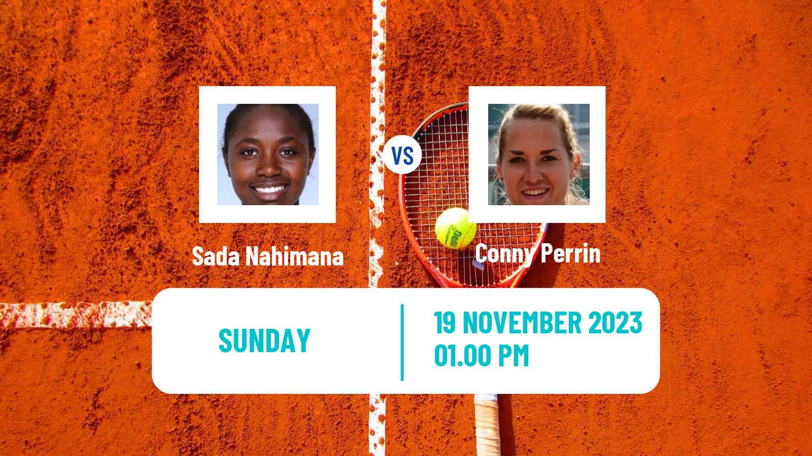 Tennis Florianopolis Challenger Women Sada Nahimana - Conny Perrin