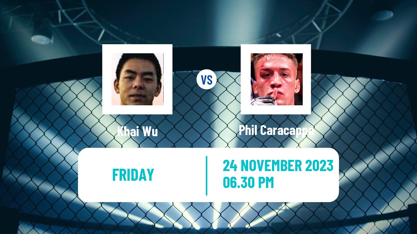 MMA Bantamweight Pfl Men Khai Wu - Phil Caracappa