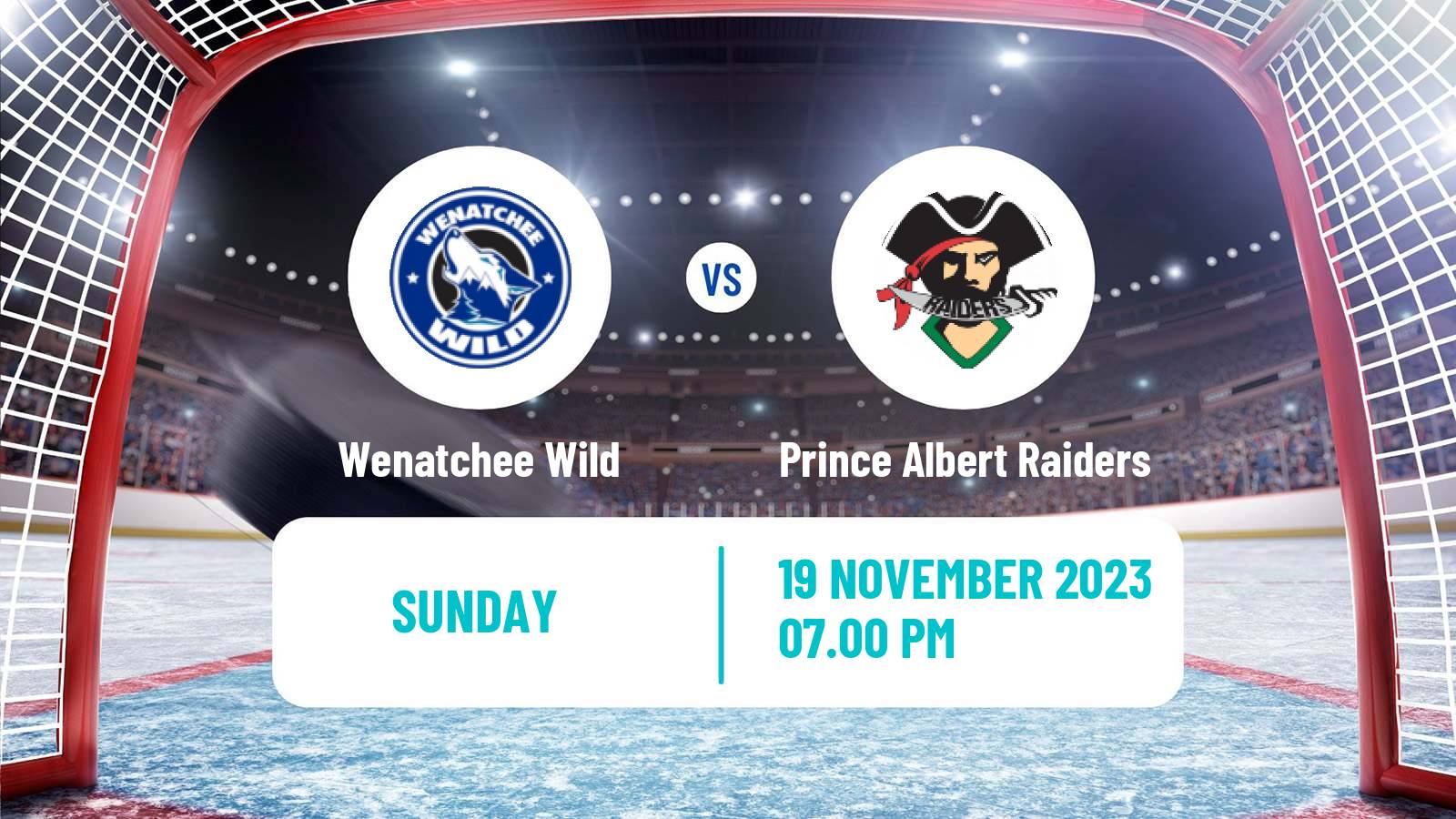 Hockey WHL Wenatchee Wild - Prince Albert Raiders