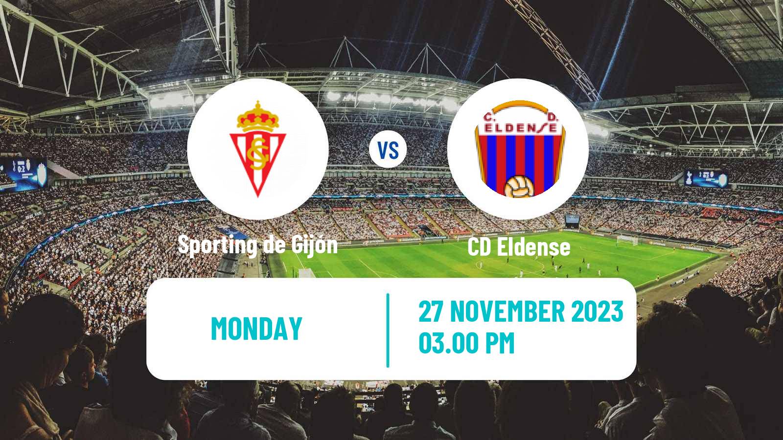 Soccer Spanish LaLiga2 Sporting de Gijón - Eldense