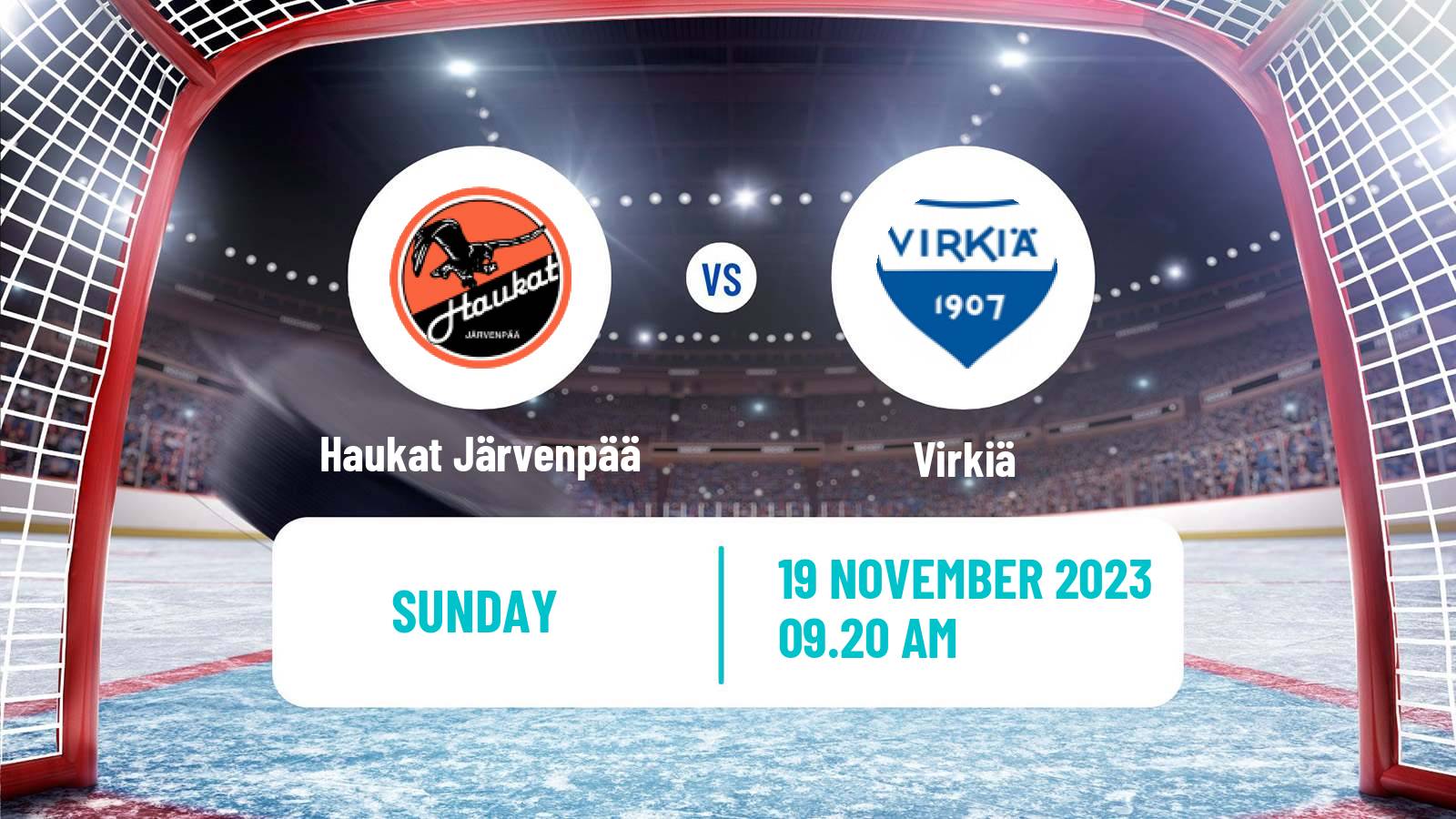 Hockey Finnish Suomi-sarja Haukat Järvenpää - Virkiä