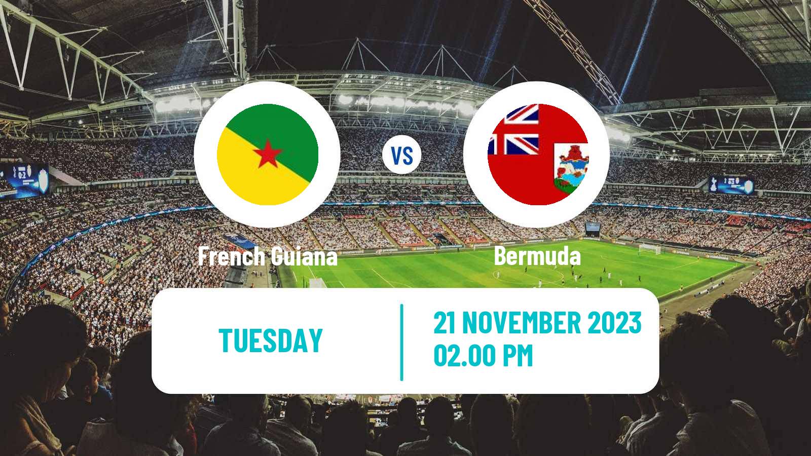 Soccer CONCACAF Nations League French Guiana - Bermuda