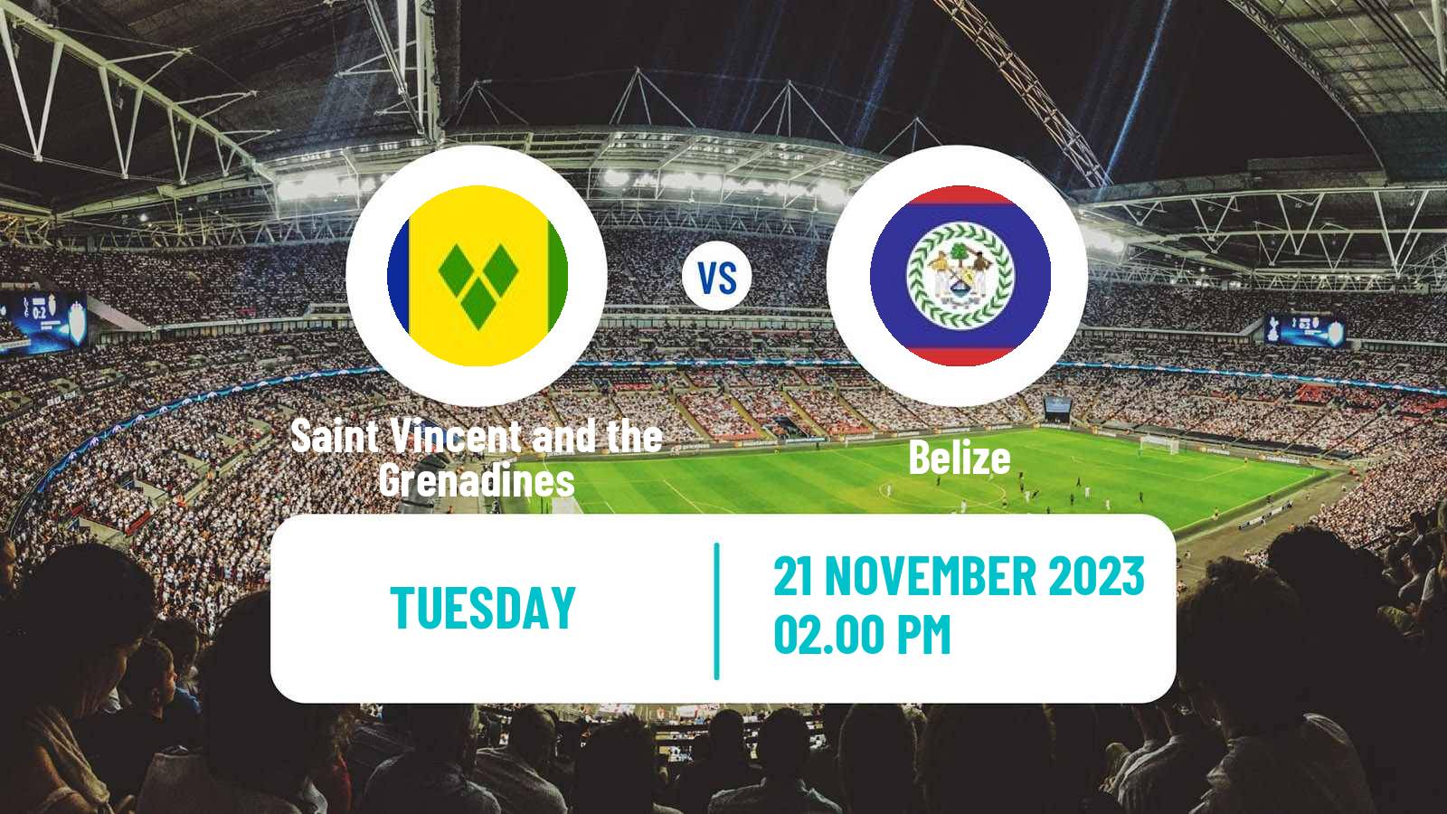 Soccer CONCACAF Nations League Saint Vincent and the Grenadines - Belize