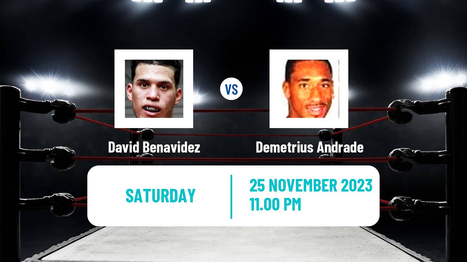 Boxing Super Middleweight Others Matches Men David Benavidez - Demetrius Andrade