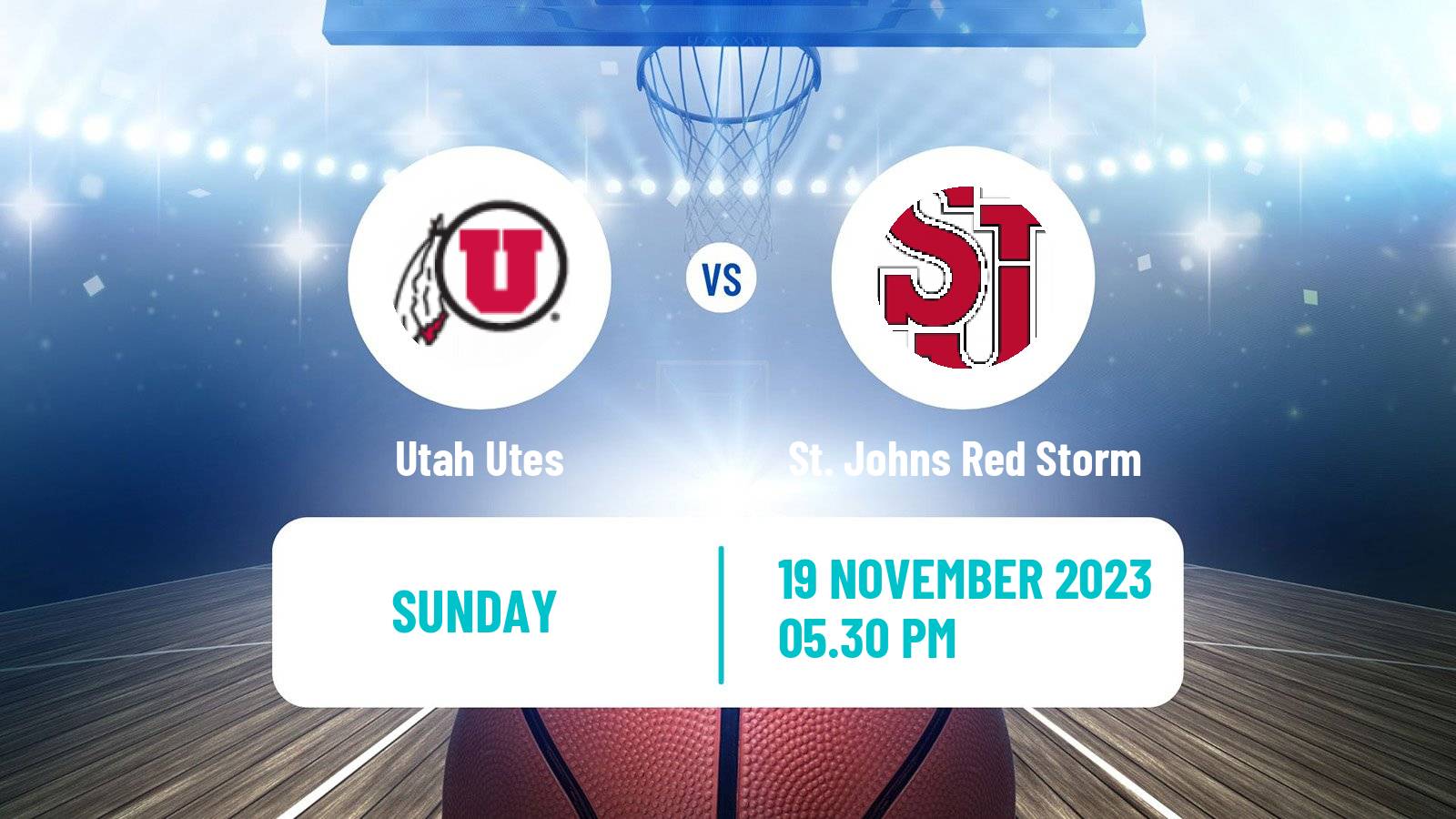 Basketball NCAA College Basketball Utah Utes - St. Johns Red Storm