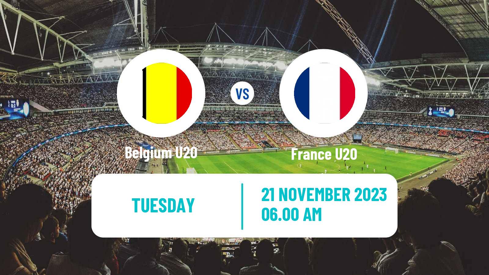 Soccer Friendly Belgium U20 - France U20