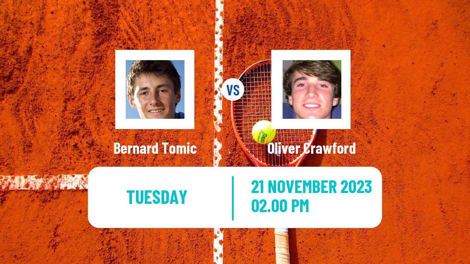 Tennis Brasilia Challenger Men Bernard Tomic - Oliver Crawford