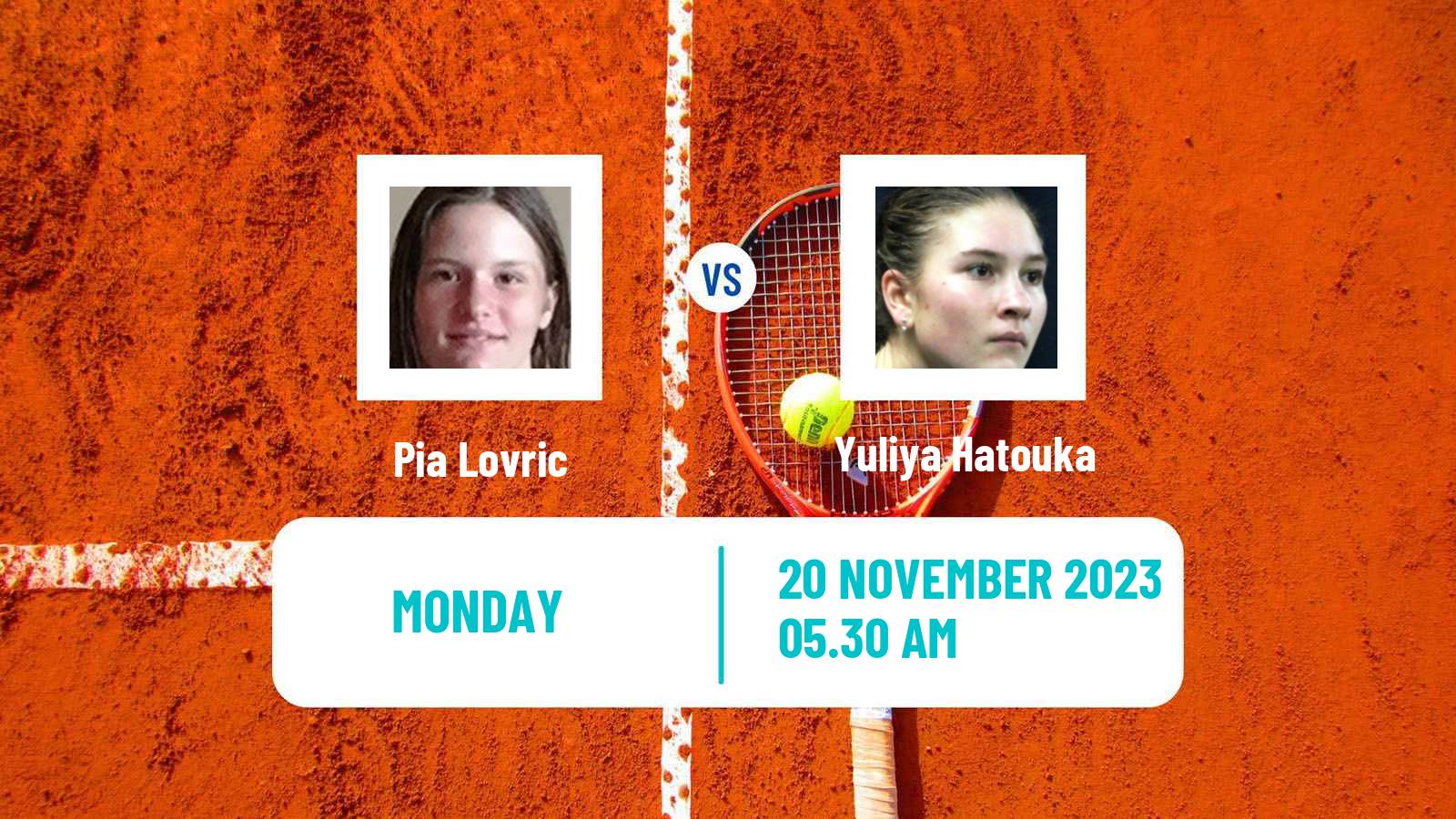 Tennis ITF W25 Ortisei Women Pia Lovric - Yuliya Hatouka