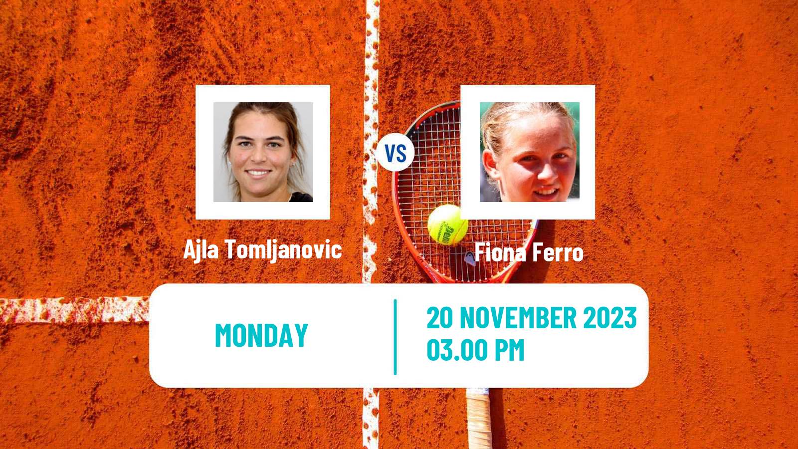 Tennis Florianopolis Challenger Women Ajla Tomljanovic - Fiona Ferro