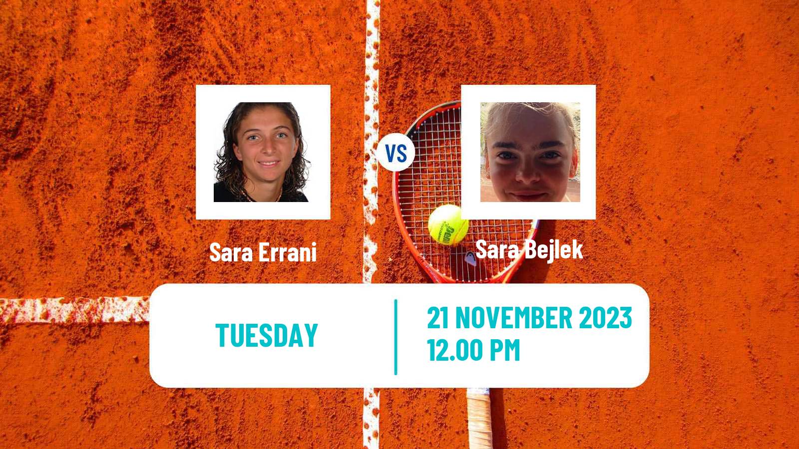 Tennis Florianopolis Challenger Women Sara Errani - Sara Bejlek