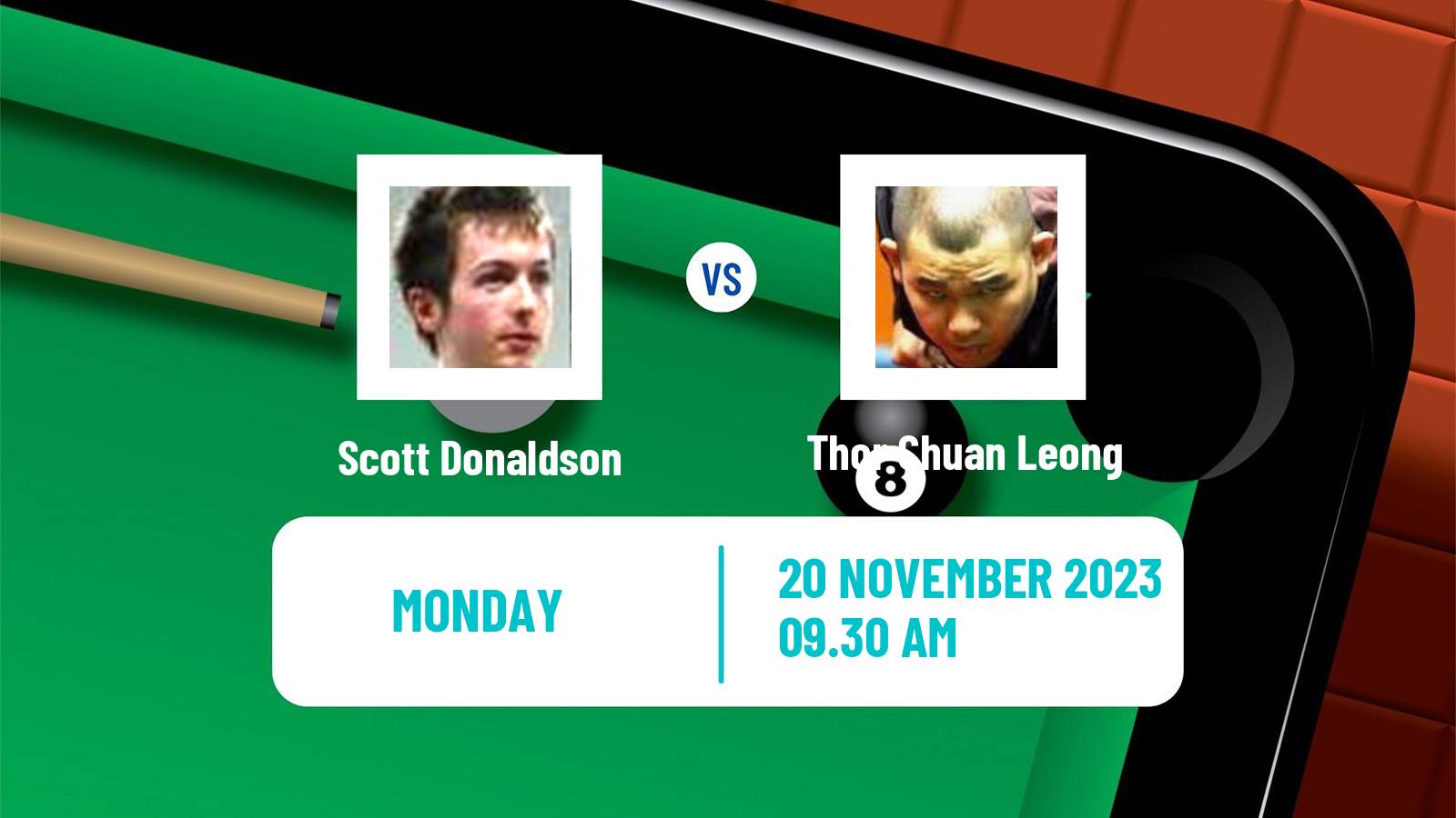 Snooker Uk Championship Scott Donaldson - Thor Chuan Leong