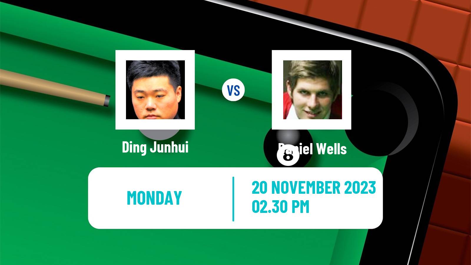 Snooker Uk Championship Ding Junhui - Daniel Wells