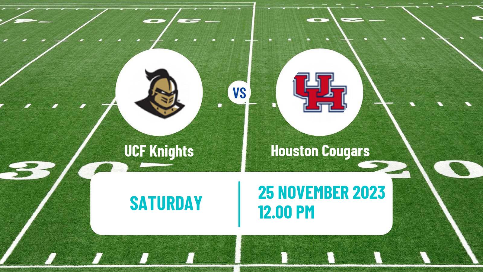 American football NCAA College Football UCF Knights - Houston Cougars