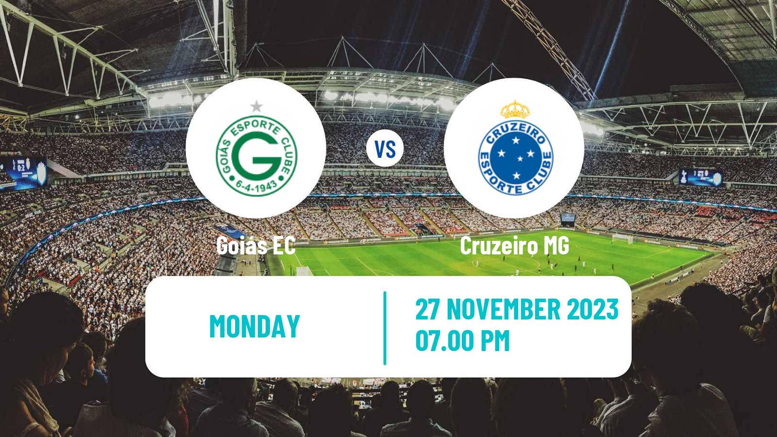 Soccer Brazilian Serie A Goiás - Cruzeiro