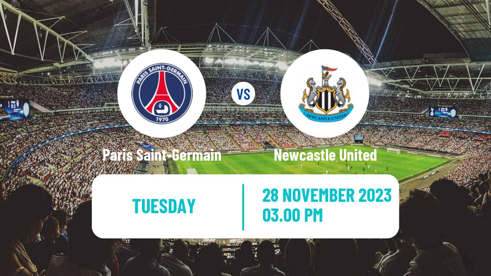 Soccer UEFA Champions League Paris Saint-Germain - Newcastle United